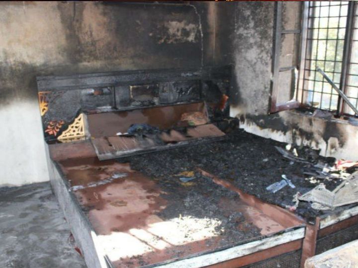 तराना SDM के सरकारी आवास में लगी आग, बेडरूम जलकर खाक; कोई जनहानि नहीं