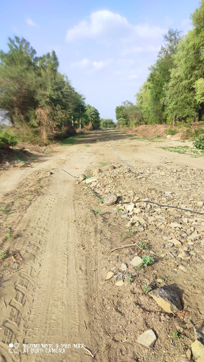 3.15 किमी सडक़ निर्माण कार्य में ठेकेदार द्वारा की जा रही लेटलतीफी : भरावा