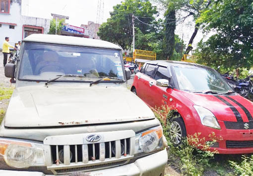 भाजपा नेता की कायथा से चोरी कार 18 घंटे में मकोड़ी से बरामद