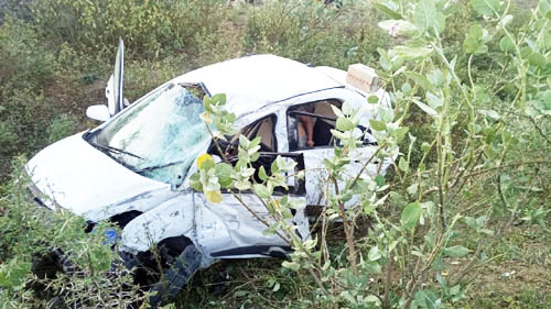 shajapur Police car accident
