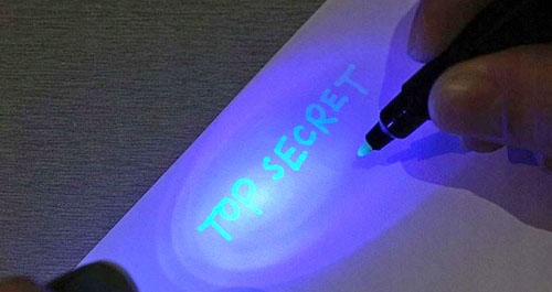 invisible ink cheating exam