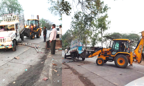 पावागढ़ दर्शन कर लौट रहे दर्शनार्थियों की गाड़ी आयशर से टकराई, दो की मौके पर मौत