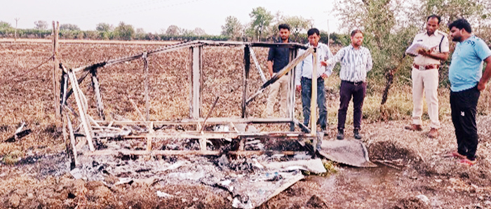 कुंडालिया परियोजना में लगाए उपकरण जलाए, सिंचाई में आएगी दिक्कत